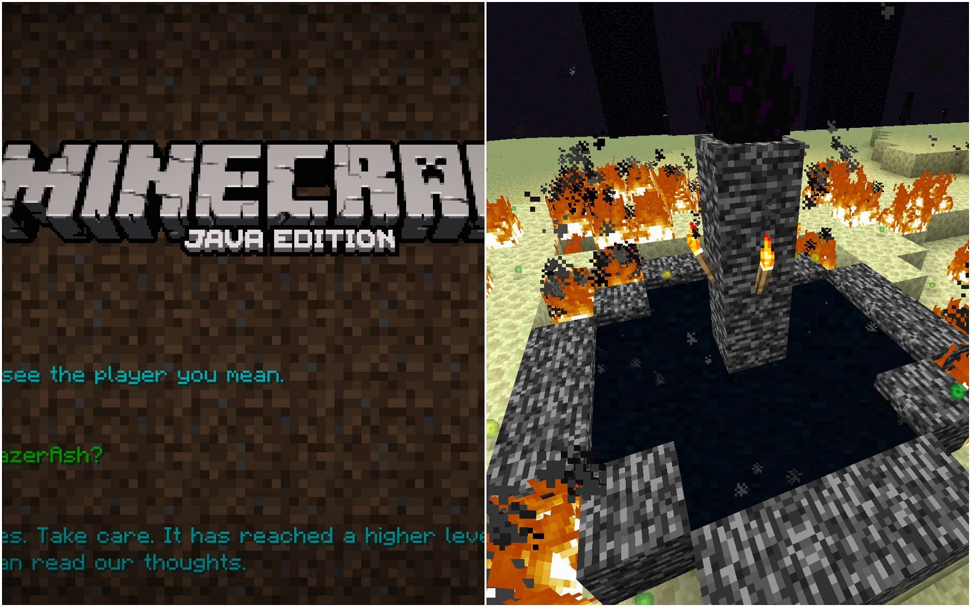 minecraft end credits meaning