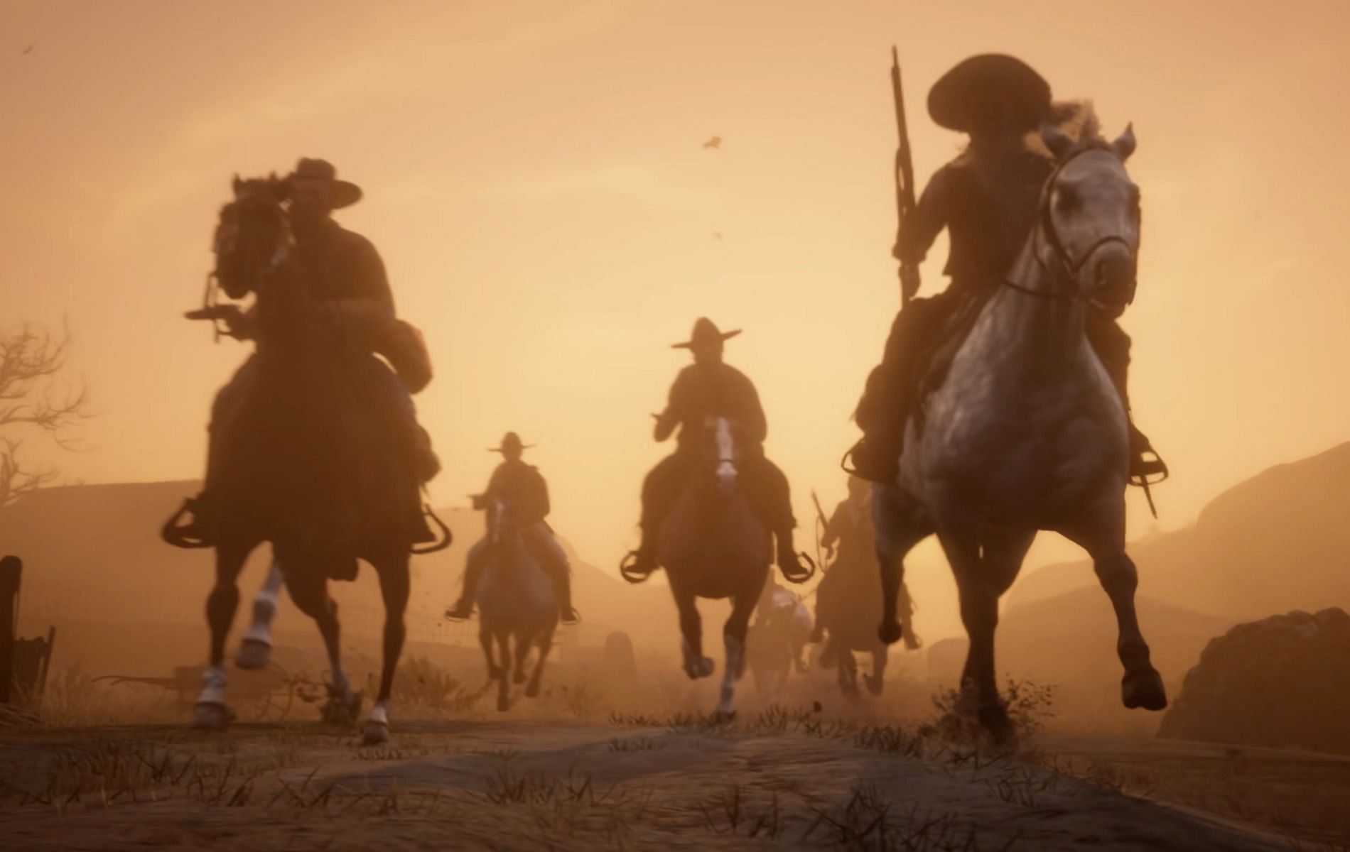 Riding along (Image via Red Dead Online)