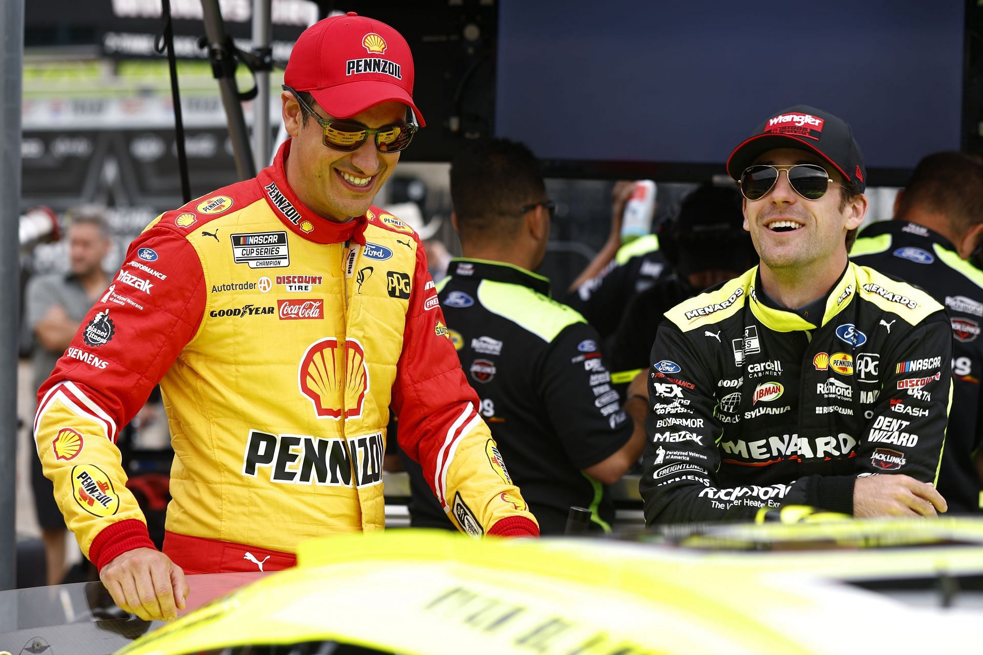 Joey Logano upbeat about Ryan Blaney's win at AllStar Race at Texas