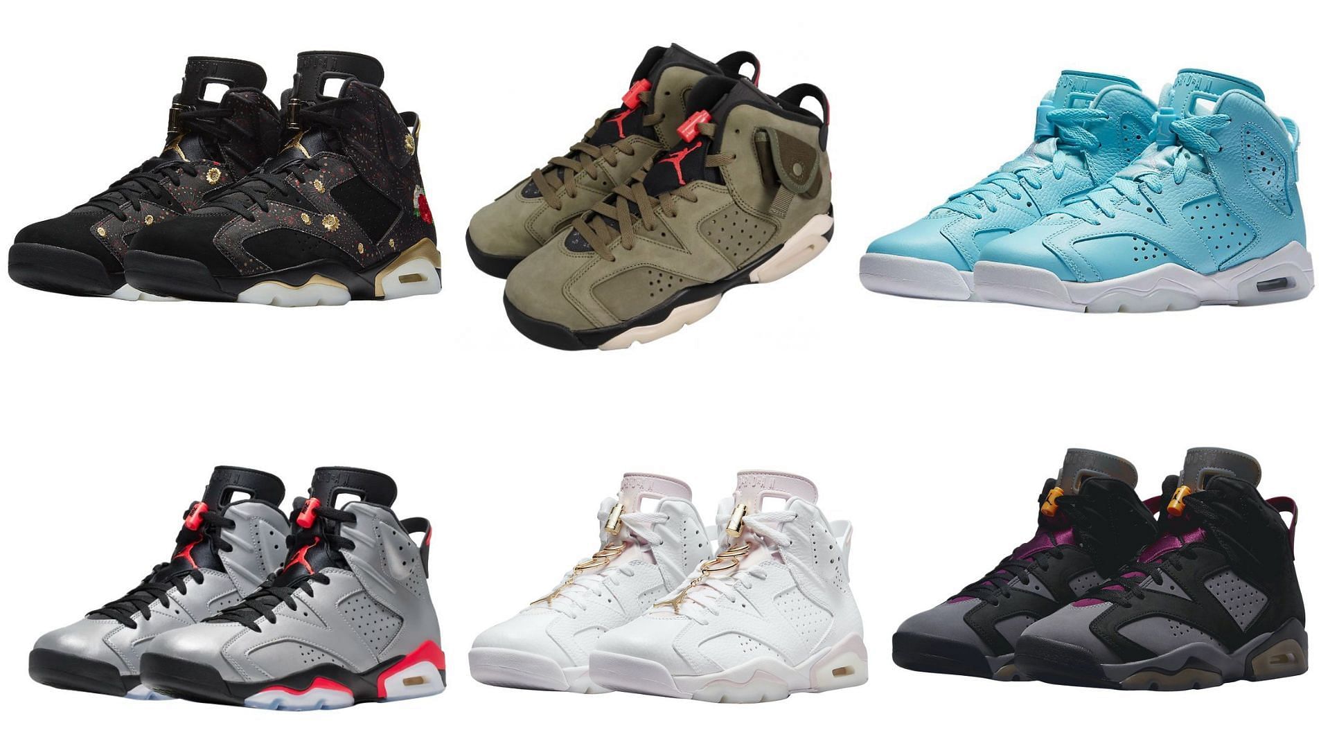 Air Jordan 6 colorways that startled the sneaker world over the years (Image via Sportskeeda)
