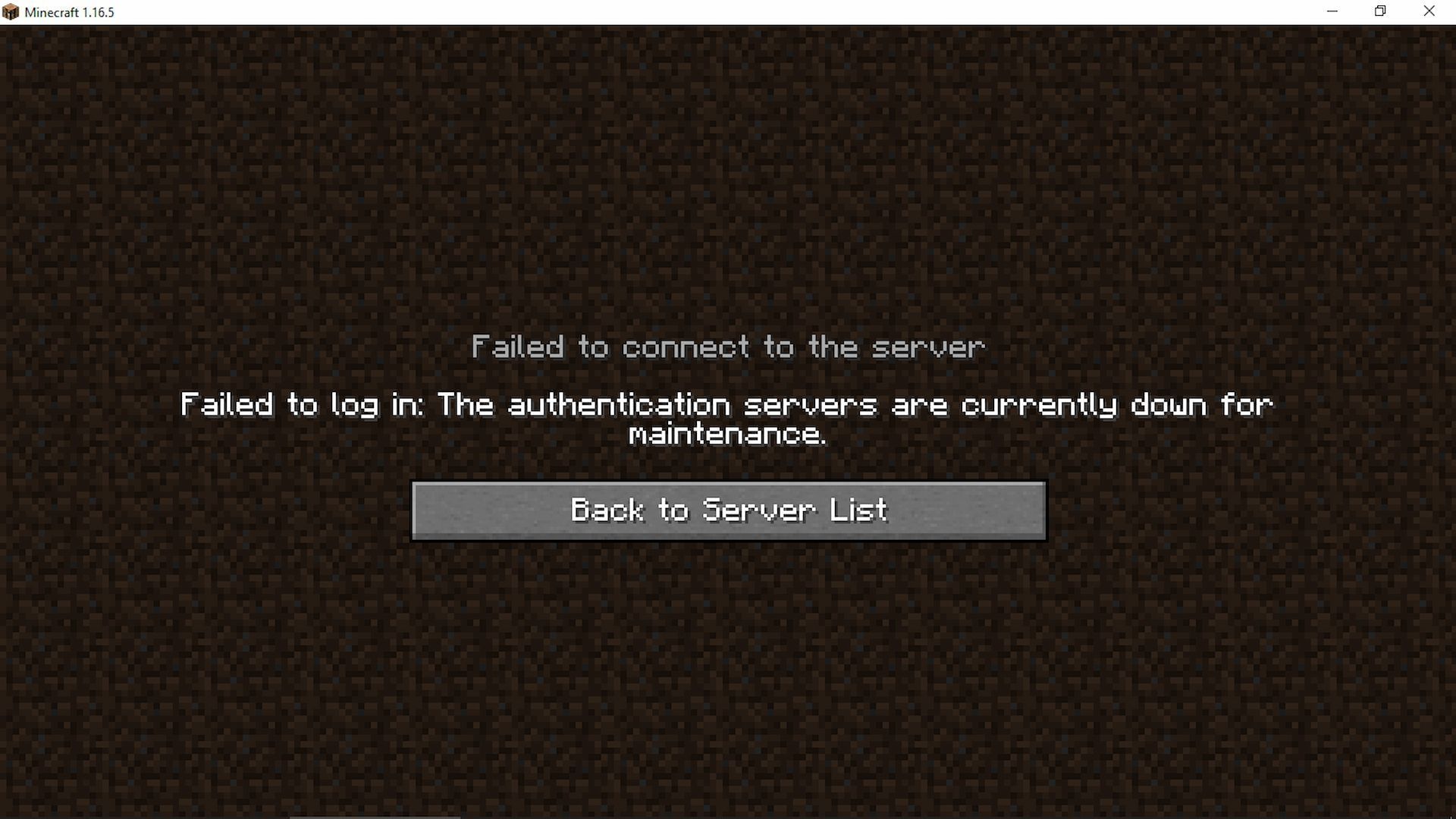 How to fix 'authentication server error' in Minecraft (May 2022)