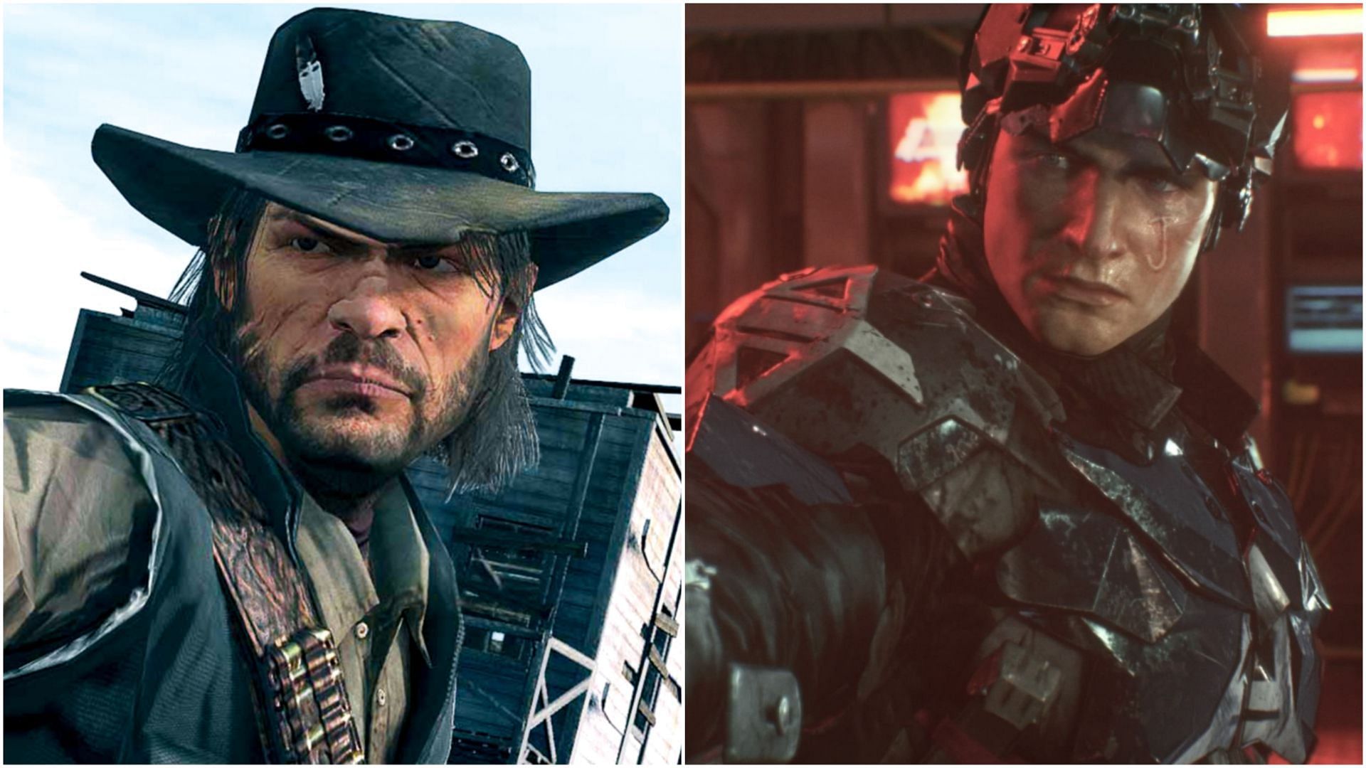 John Marston from RDR and Jason Todd from Arkham Knight (Image via Rockstar Games and Rocksteady)