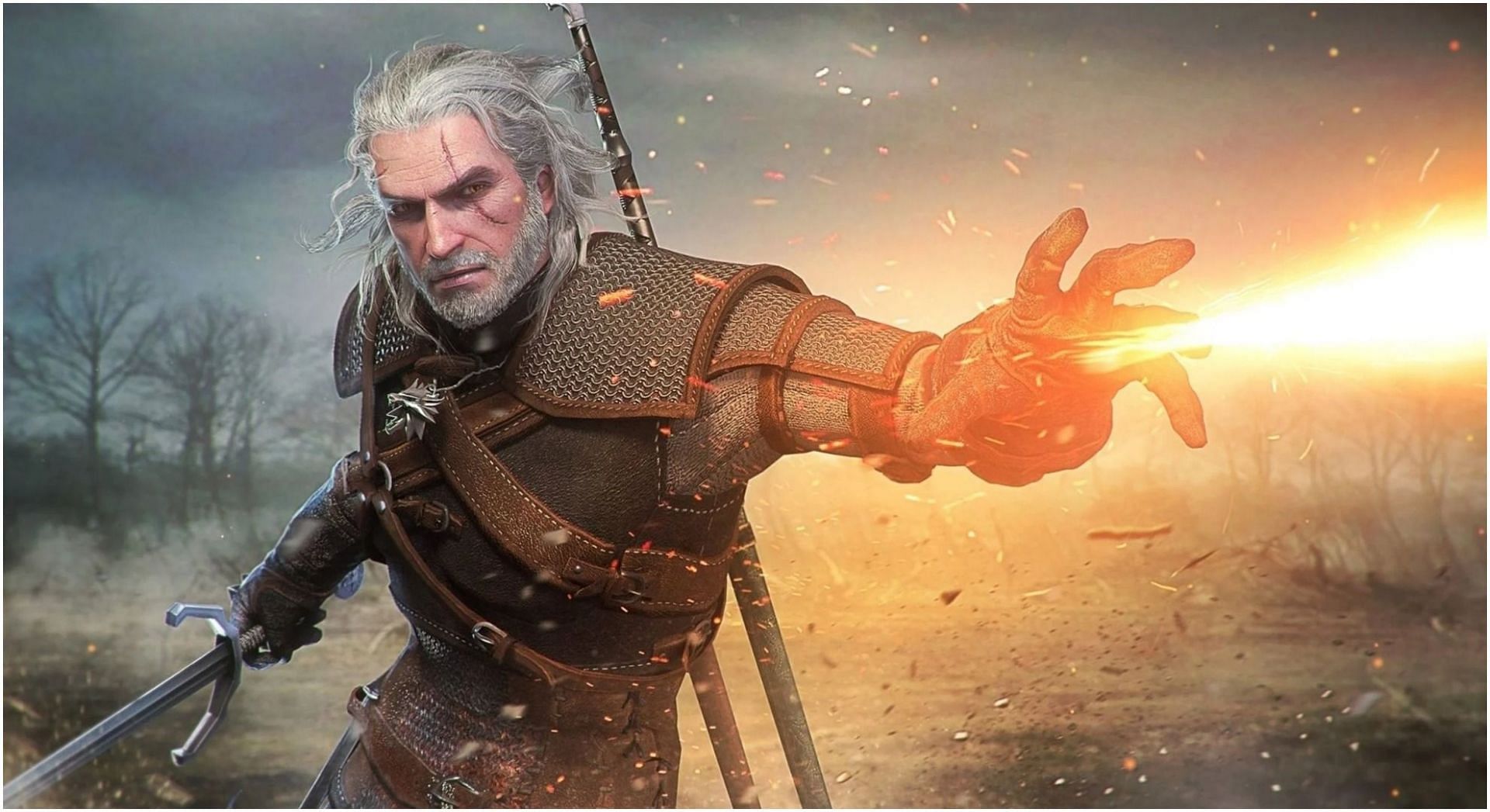 Geralt uses Igni (Image via CD Projekt Red)