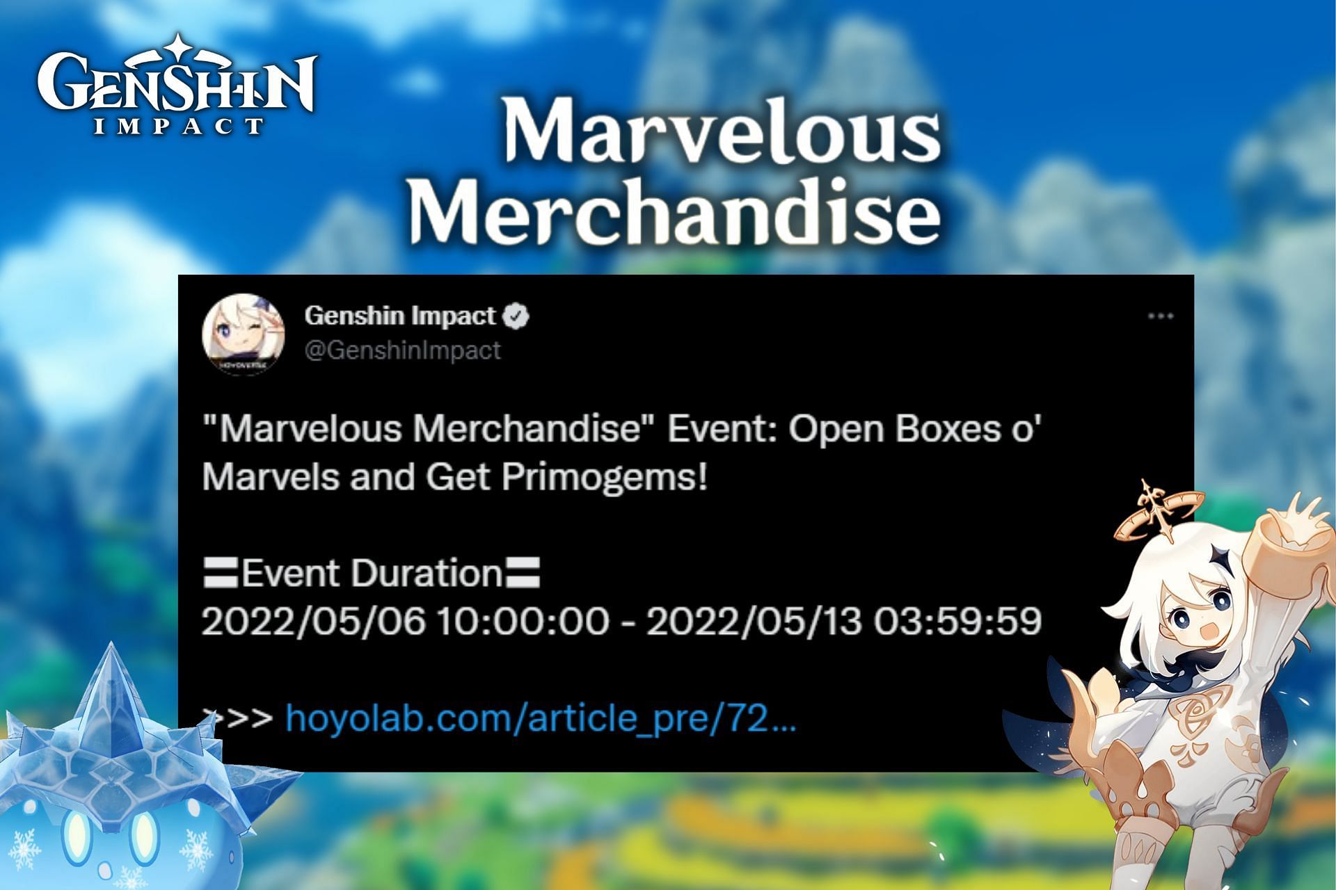 Marvelous Merchandise rerun event (Image via Genshin Impact)