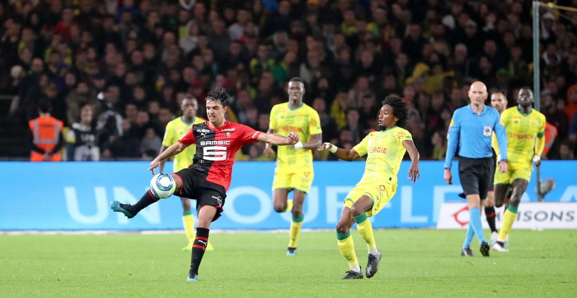 Nantes and Rennes square off in a Ligue 1 fixture on Wednesday