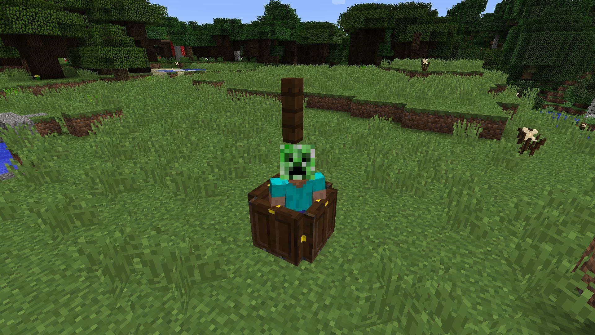 Minecraft how to get a creeper head