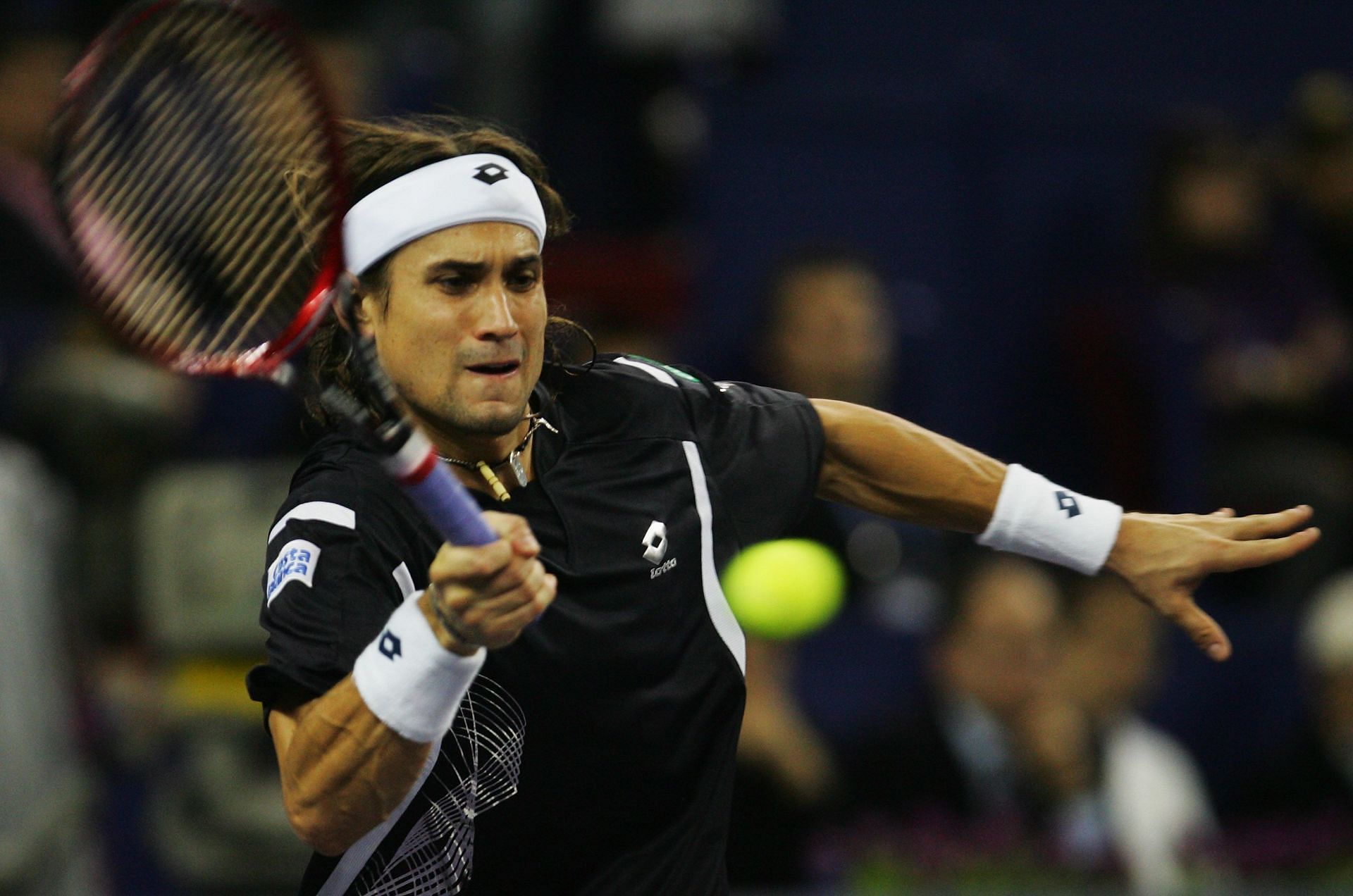 David Ferrer at the Tennis Masters Cup Shanghai - Finals