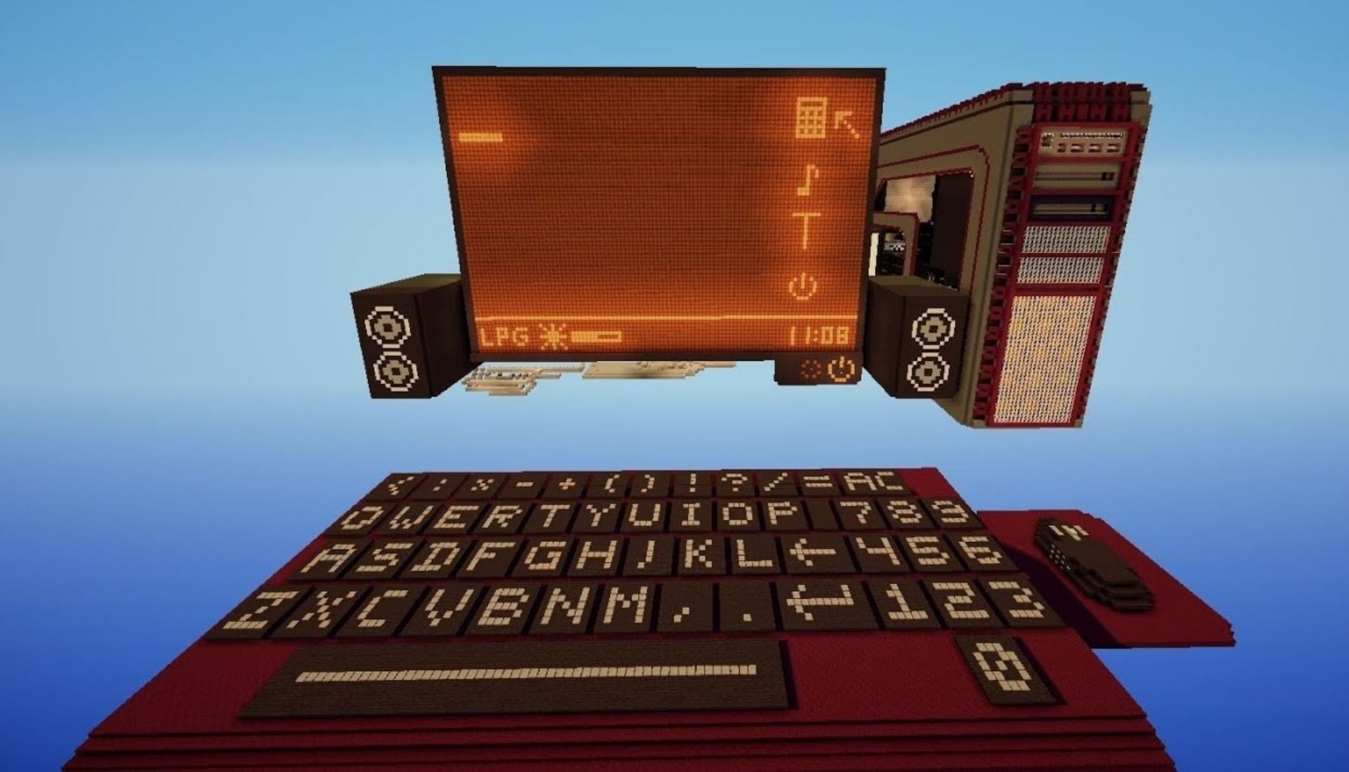 Minecraft Redstone Computer
