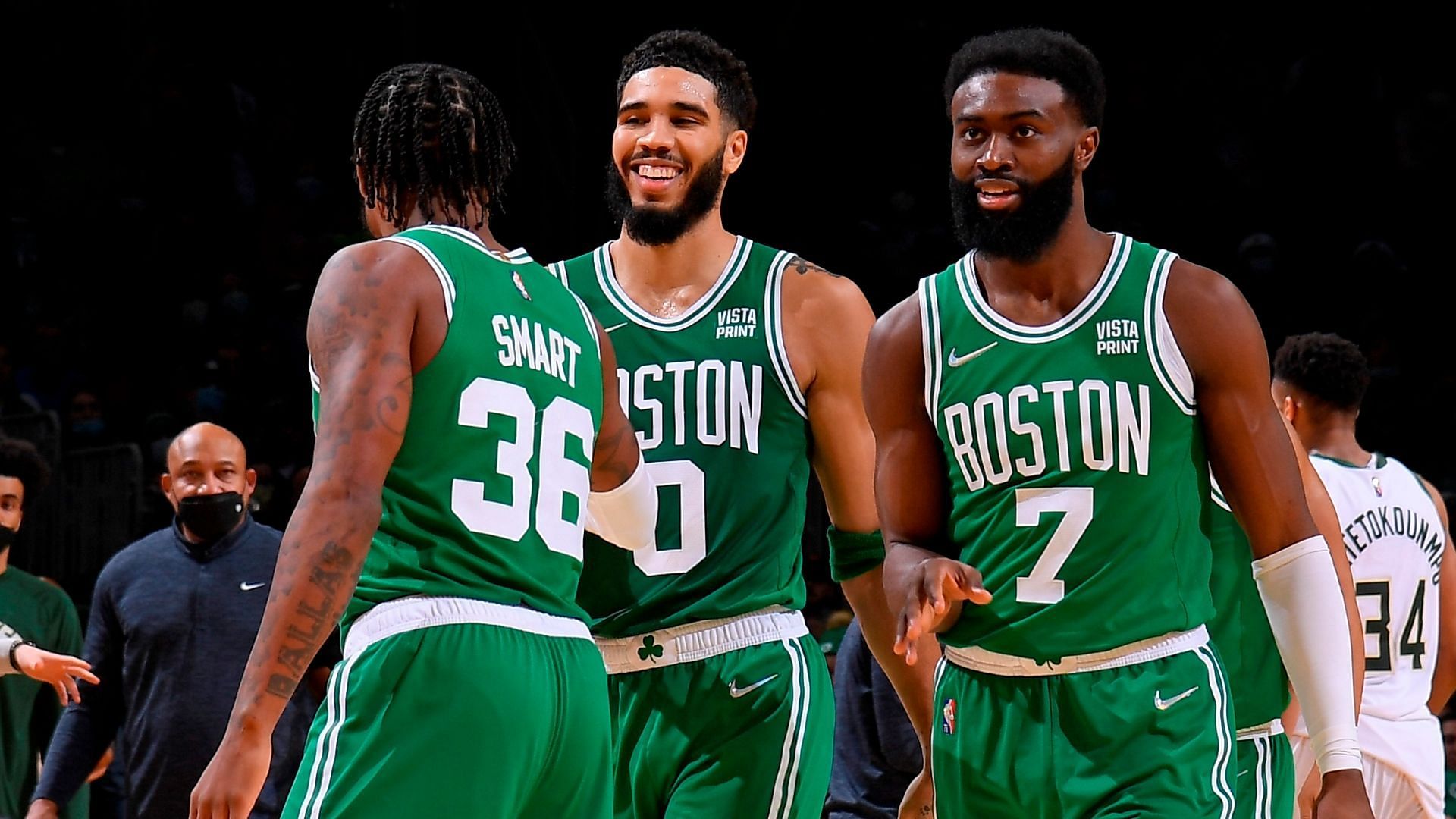 Young core of Boston Celtics: Jayson Tatum, Jaylen Brown and Marcus Smart
