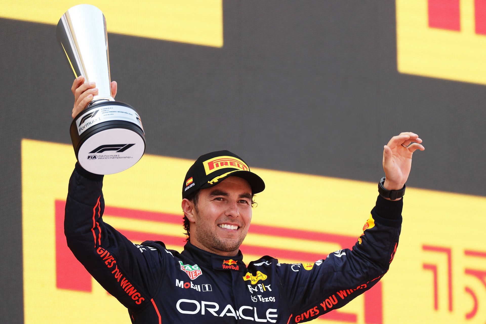 F1 News Sergio Perez Extremely Happy With Podium Finish In 2022 F1 Spanish Gp 0681