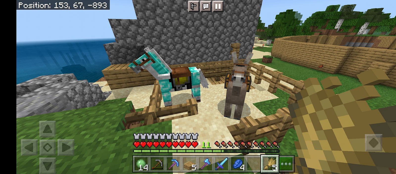 Donkeys in Minecraft Where to Find, how to tame, what do they eat