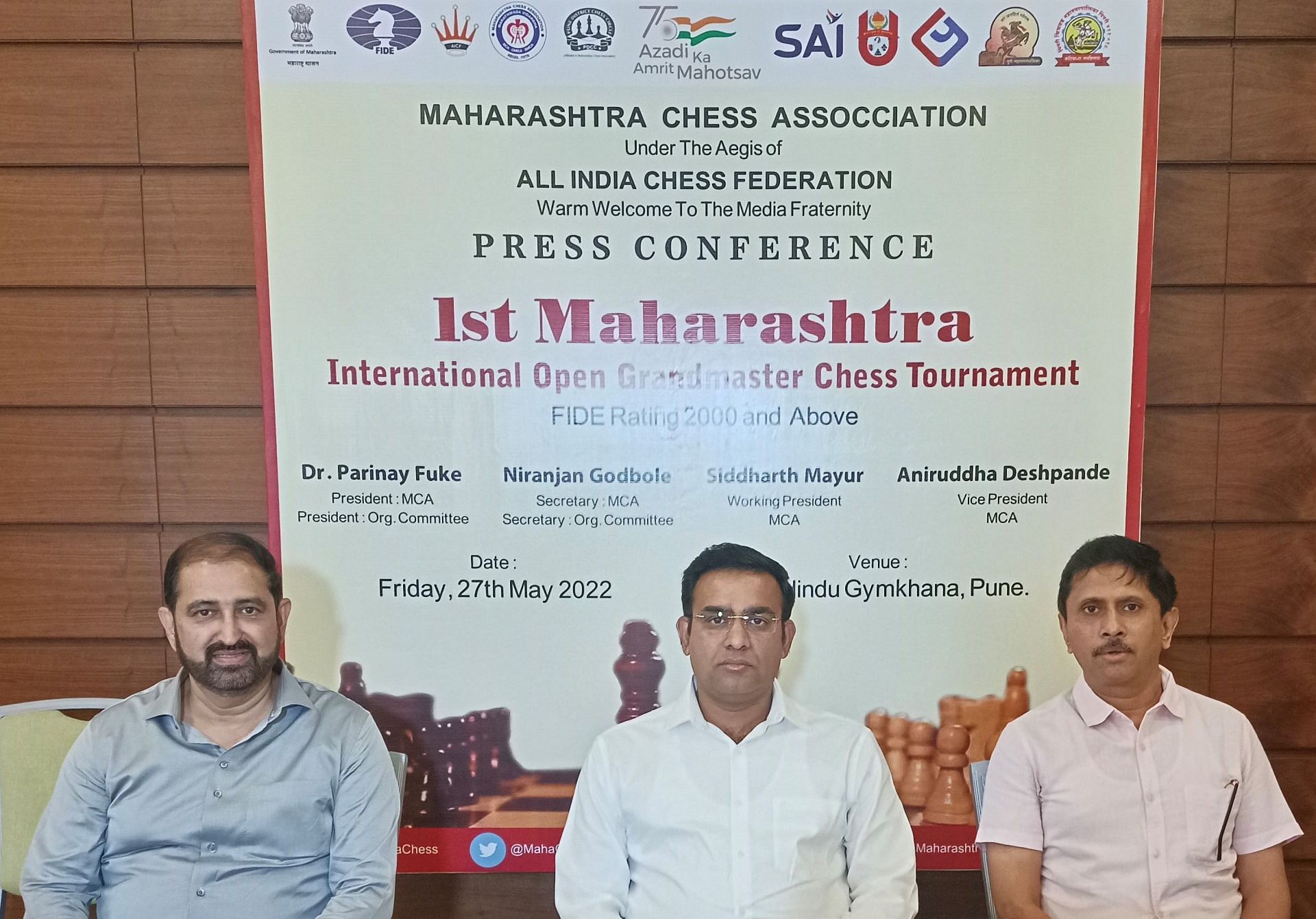 MCA to hold two international chess tournaments in Pune from May 31 to