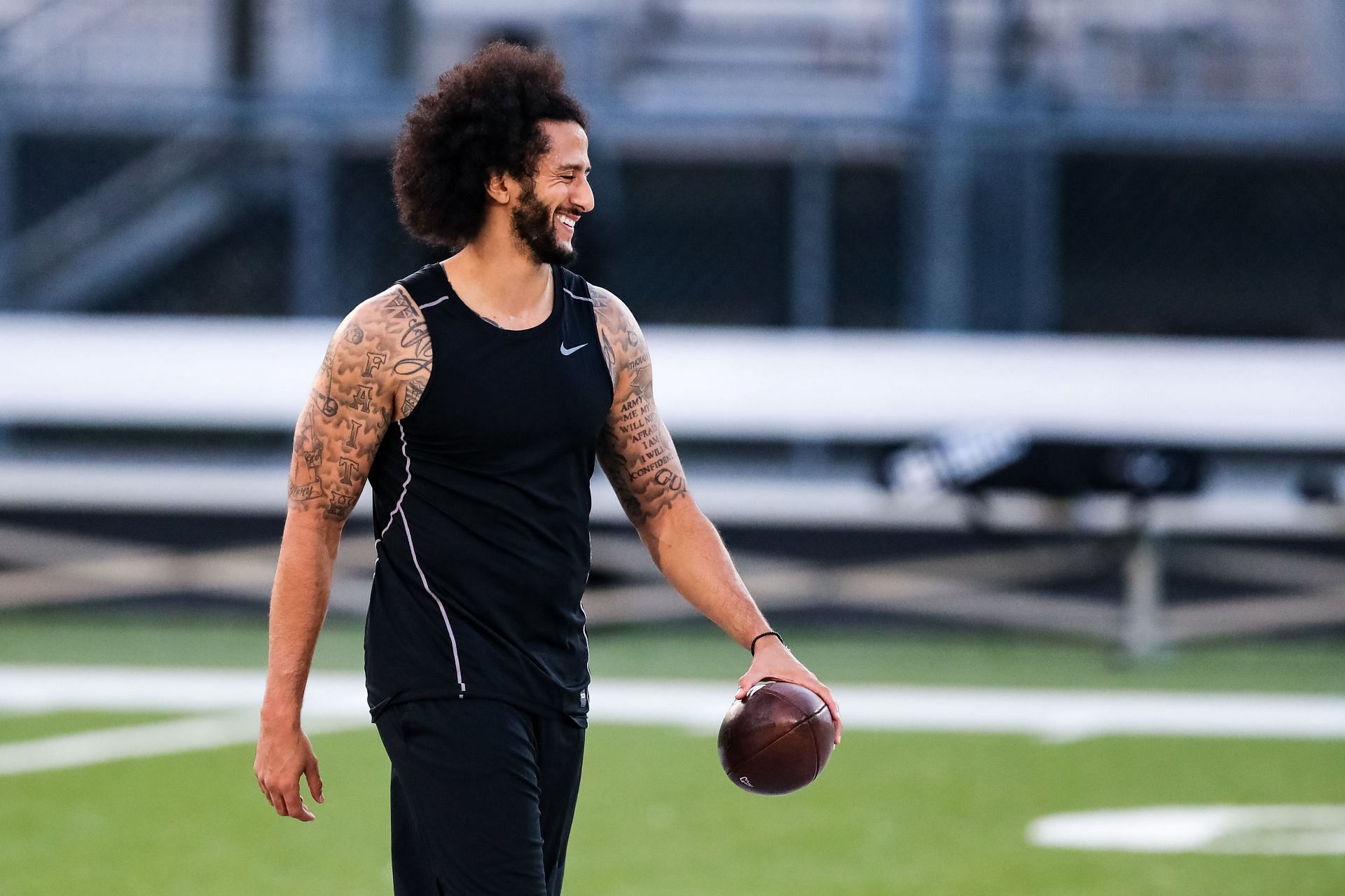 Colin Kaepernick is working out with the Las Vegas Raiders