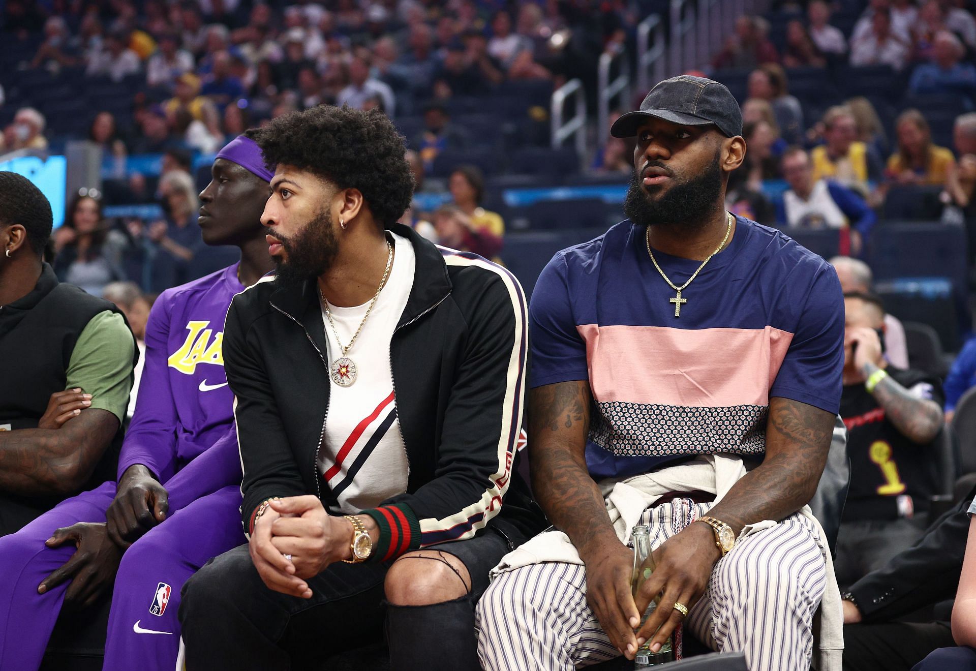 Los Angeles Lakers vs. Golden State Warriors; LeBron James and Anthony Davis sidelined.