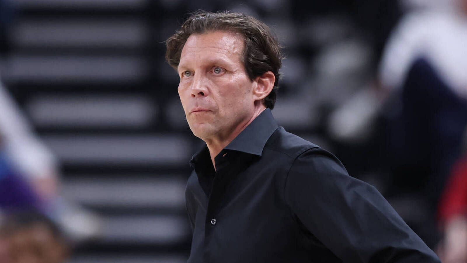 The Utah Jazz and head coach Quin Snyder have not reached a contract agreement. [Photo: Yardbarker]