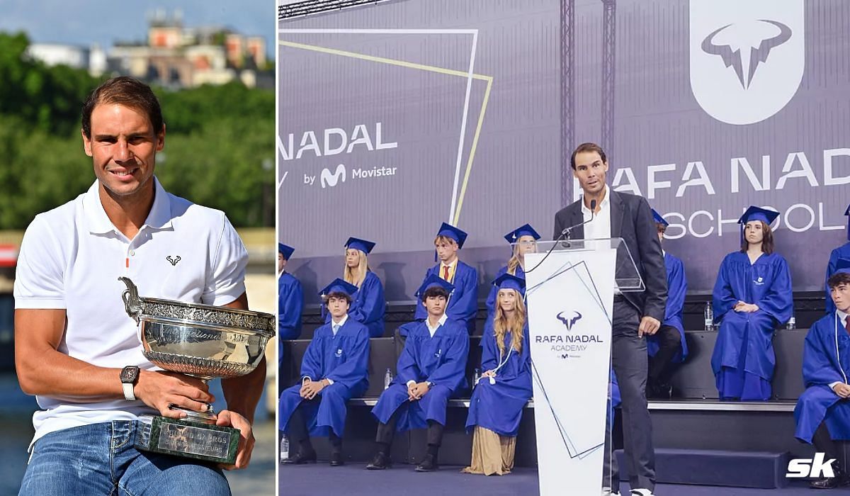 Watch Rafael Nadal's powerful speech to students graduating from his