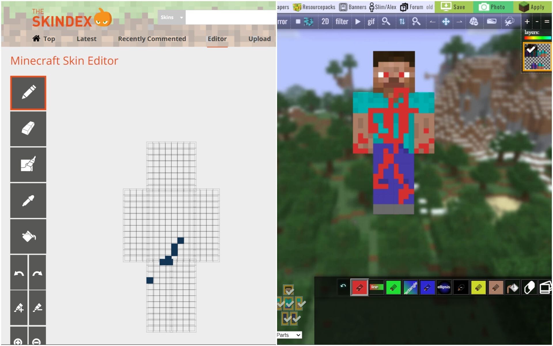 How to use the skin maker in Minecraft 1.19