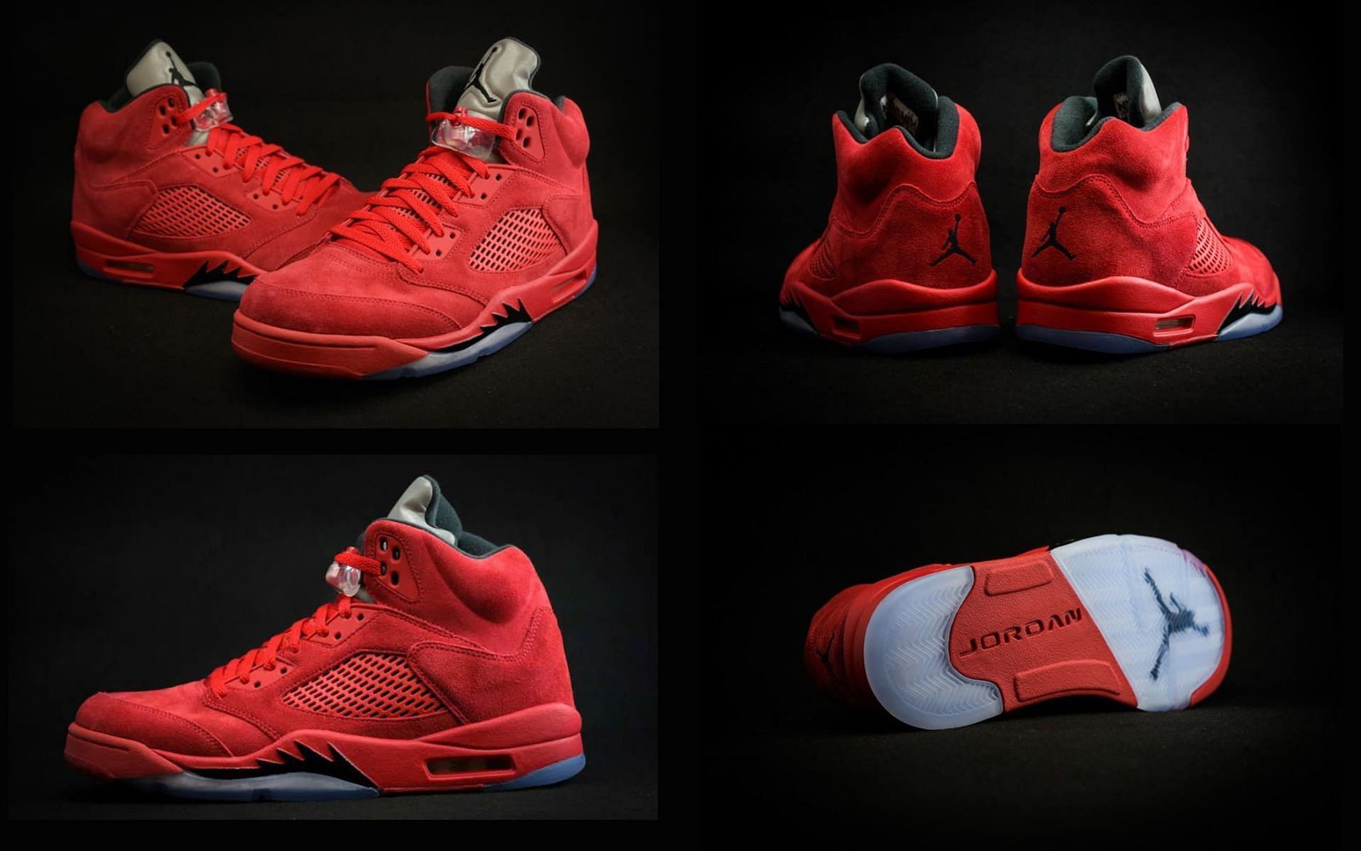 jordan shoes all red