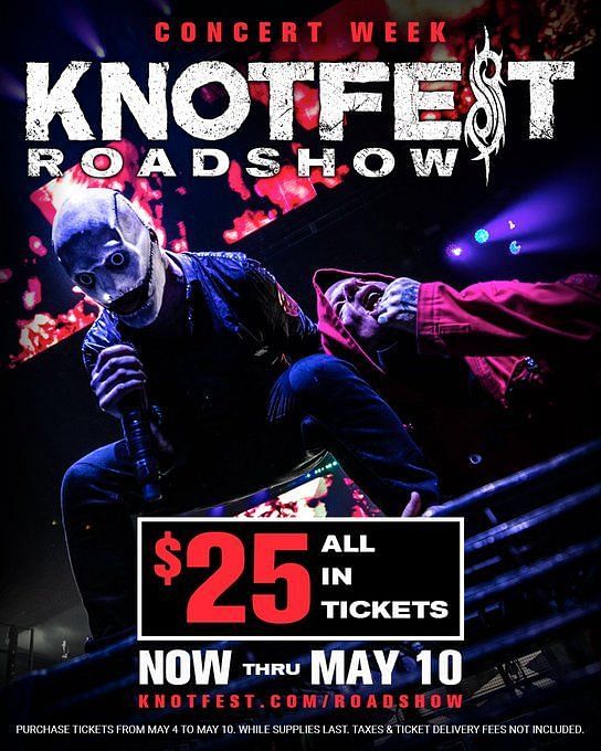 knotfest tour dates 2022