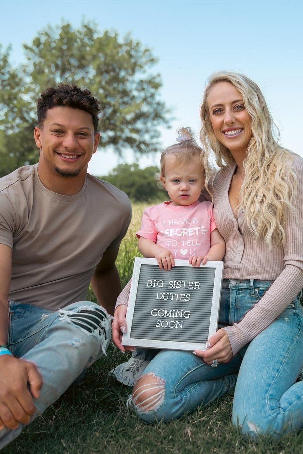 Patrick and Brittany Mahomes expecting child number two. Source: WBRC
