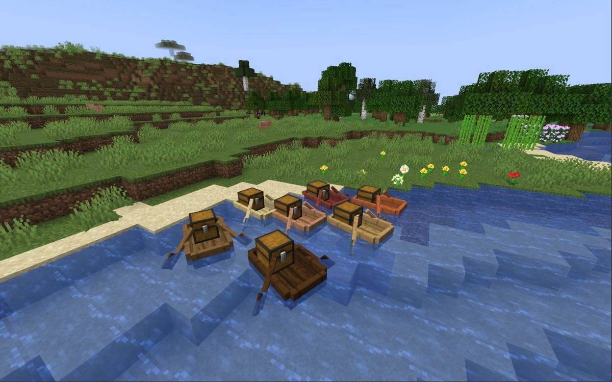 How to craft and use a boat with chest in Minecraft 1.19 update
