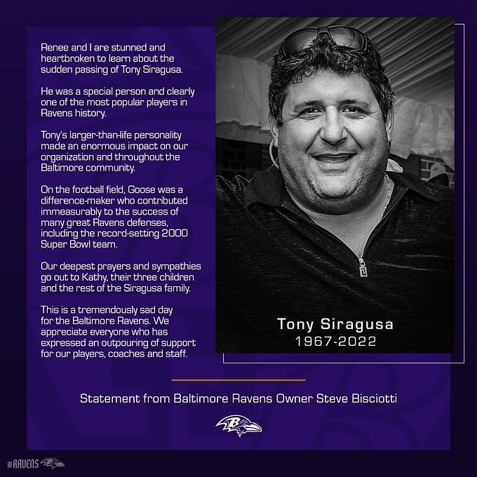 How did Tony Siragusa die? Police release details about former NFL DT's