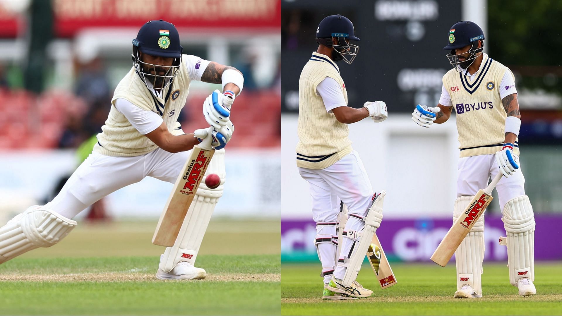 India played a four-day warm-up match against Leicestershire recently (Image Source: Twitter)