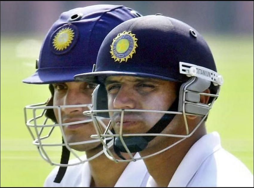 राहुल द्रविड़ और सौरव गांगुली - 20 जून 1996 टेस्ट डेब्यू