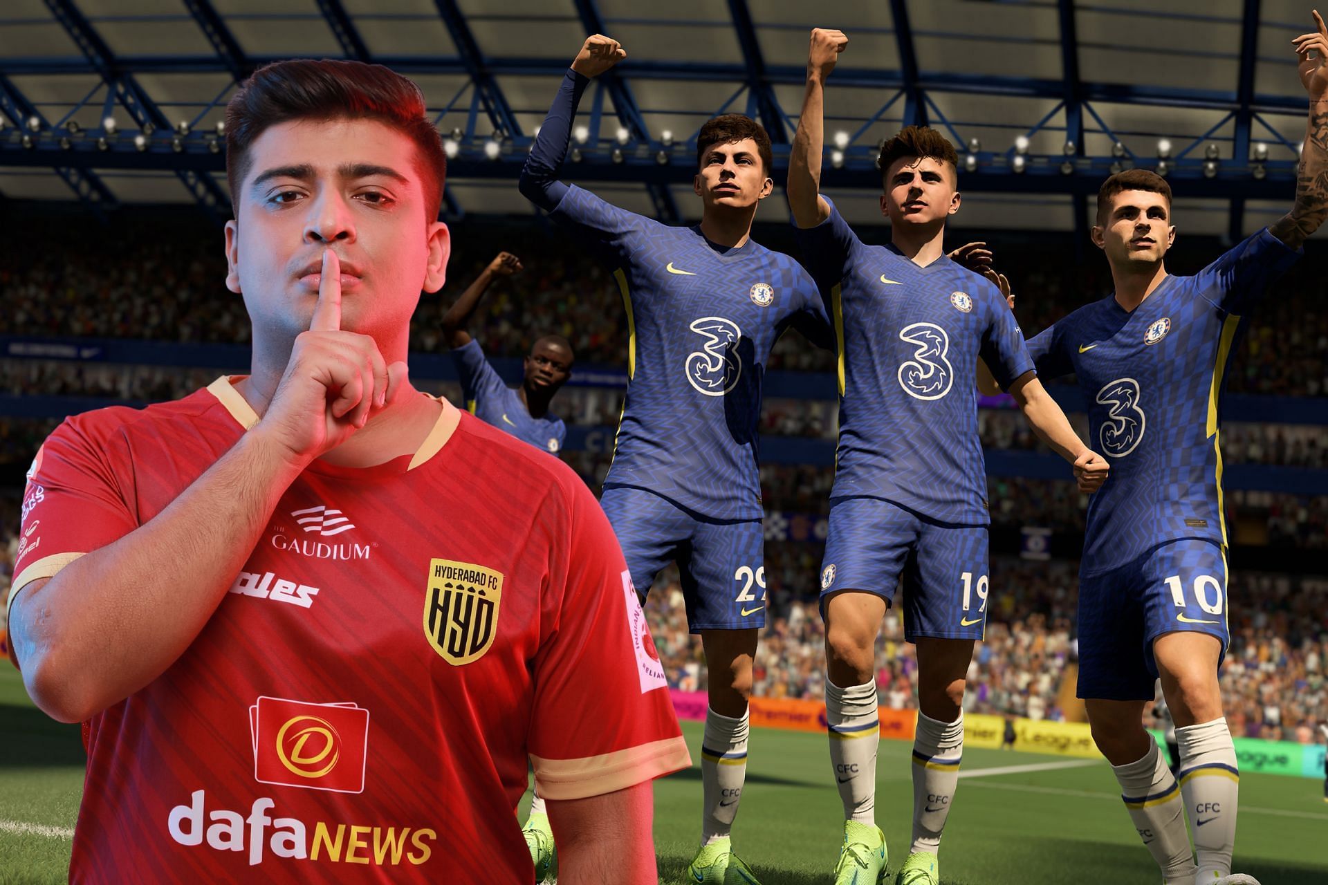 Darvesh sheds light on his journey so far, lists down three factors that separate pros from casuals, and gives his two cents on how FIFA can potentially attract a larger audience in India (Image via Sportskeeda)