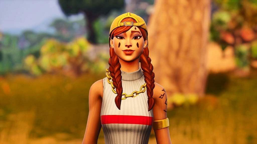 Aura is one of the most popular tryhard skins in Fortnite (Image via Epic Games)