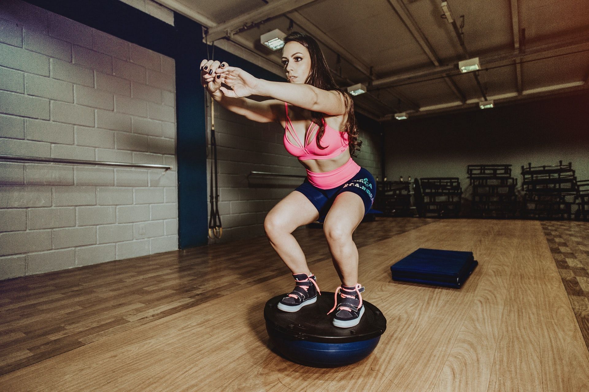 Exercises done on BOSU are effective and challenging. (Photo by Jonathan Borba via pexels)