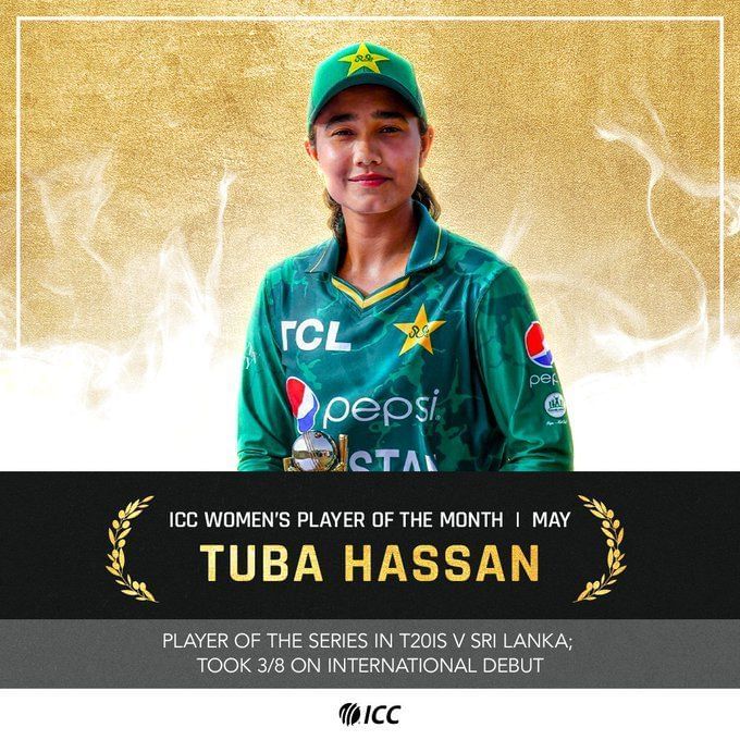 Angelo Mathews and Tuba Hassan voted winners of ICC Player of the Month