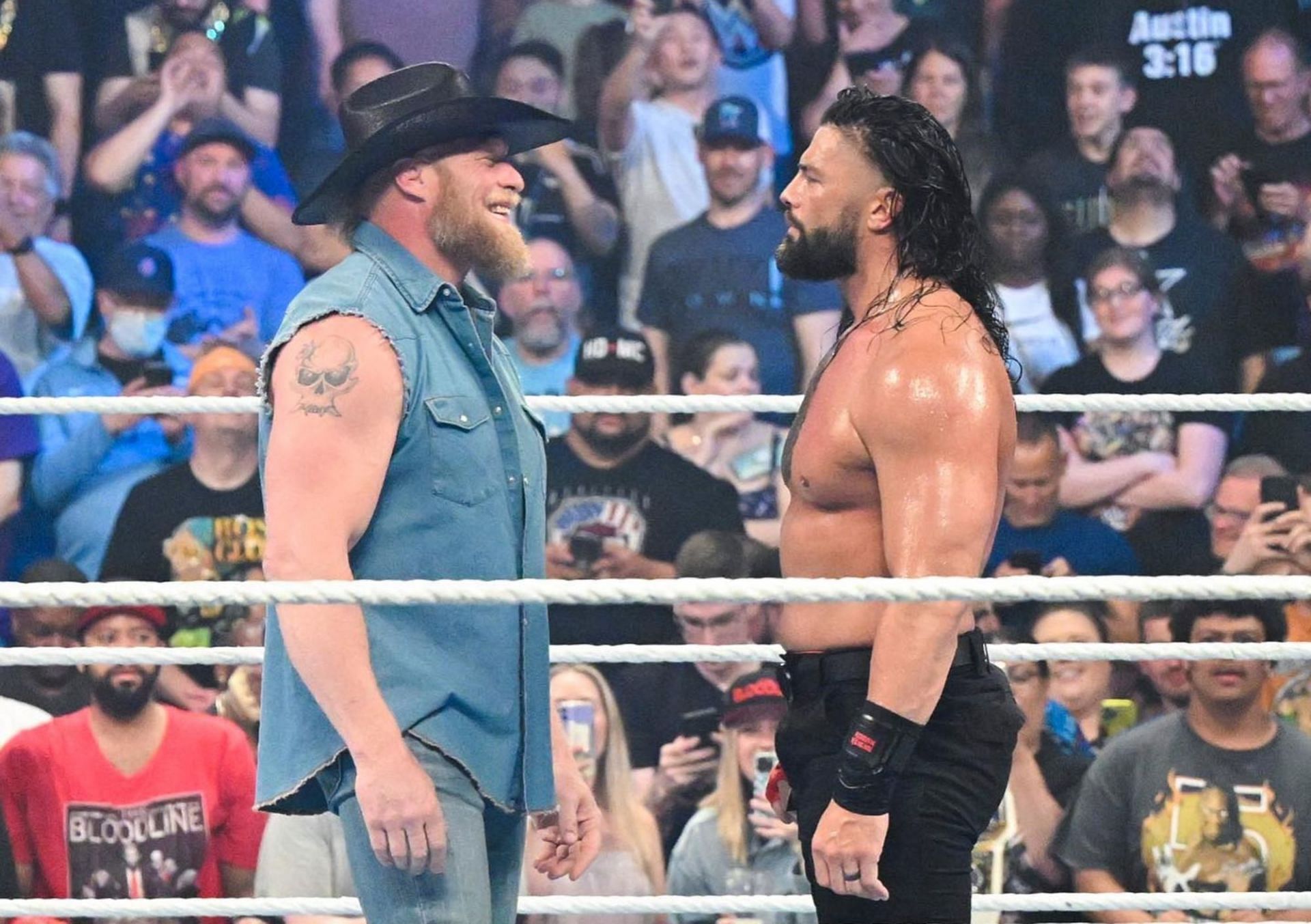 WWE SmackDown में ब्रॉक लैसनर और रोमन रेंस दोनों नजर नहीं आए 