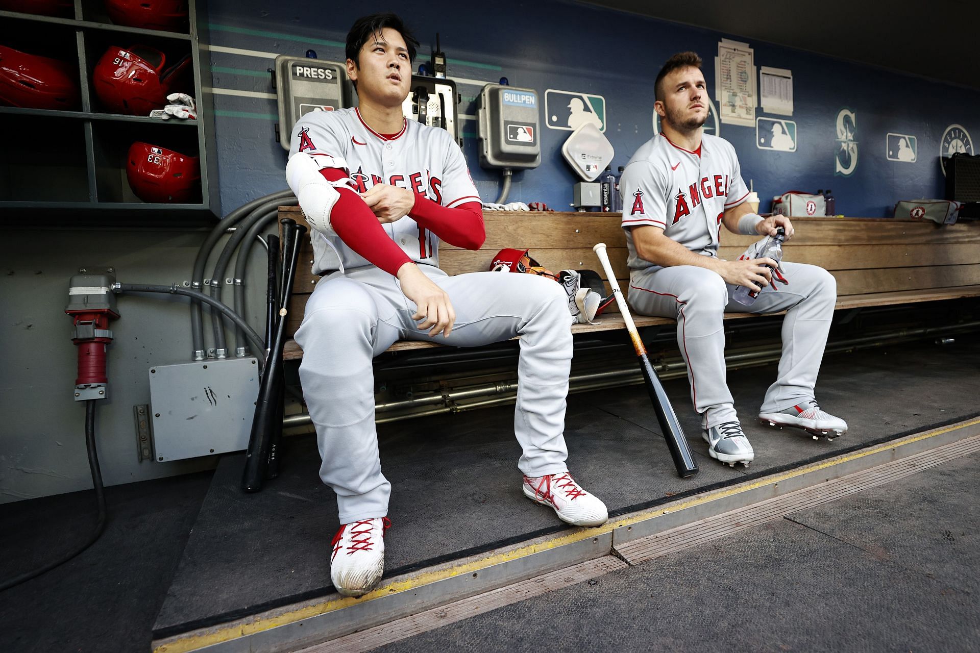 Watch Los Angeles Angels Superstars Mike Trout And Shohei Ohtani Crush