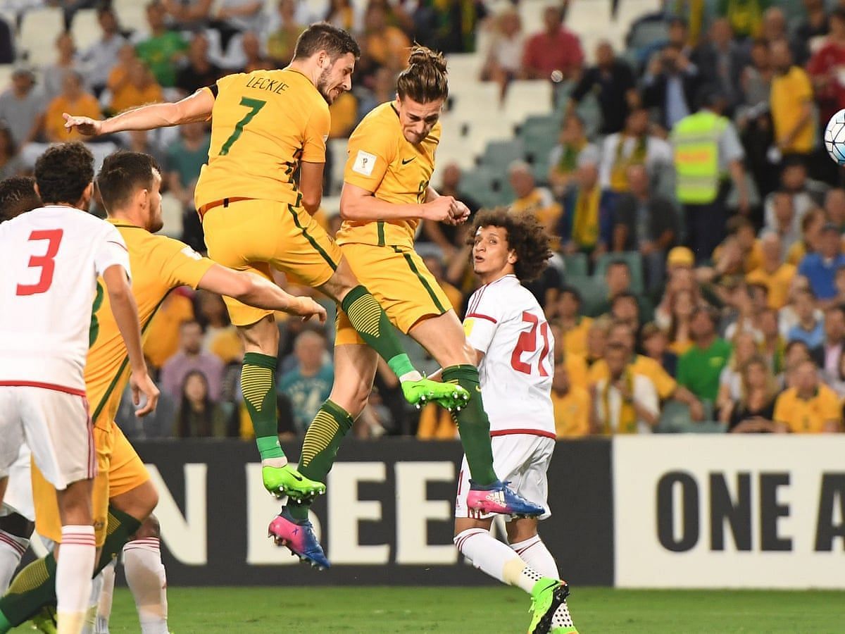 UAE and Australia square off in their FIFA World Cup qualifying fixture on Tuesday