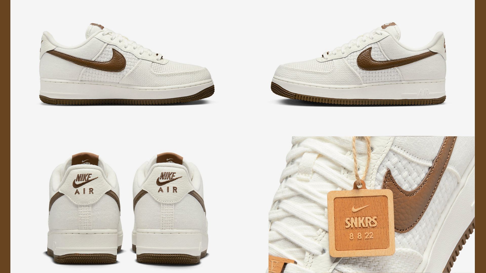 Upcoming Nike Air Force 1 Low SNKRS anniversary edition sneakers (Image via Sportskeeda)