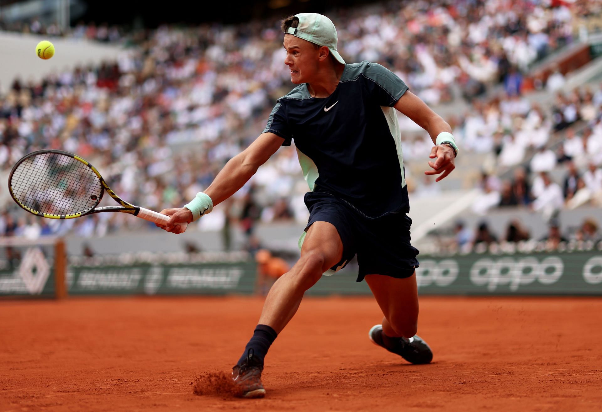 Rune was playing in his maiden Grand Slam quarterfinal at the 2022 French Open.