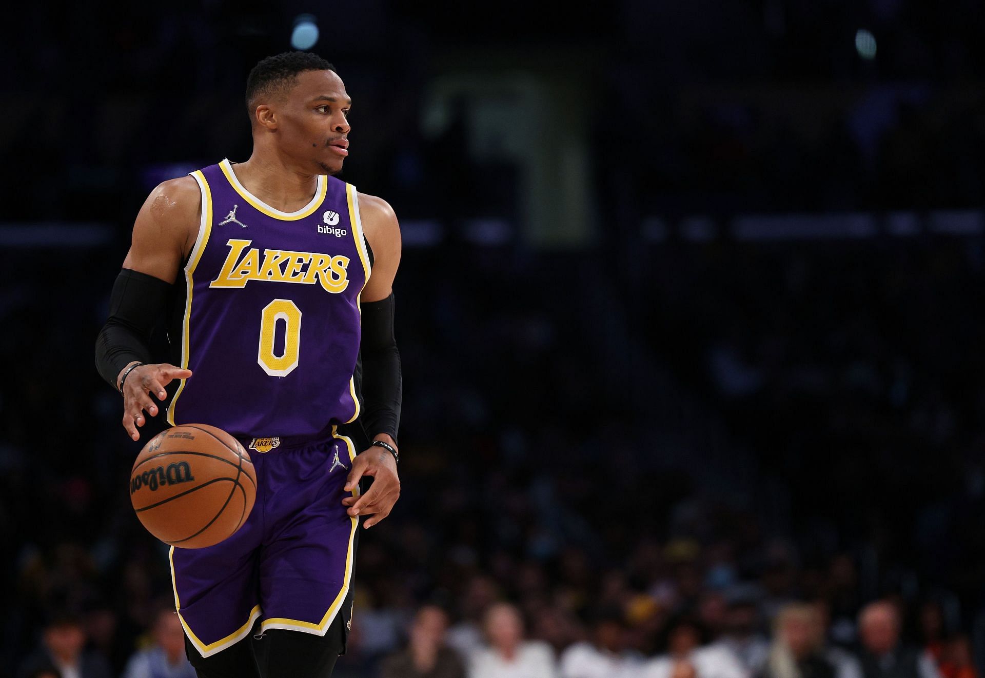 The Lakers may end up trading Russell Westbrook if he doesn&#039;t improve. [Image Credit: Getty Images]