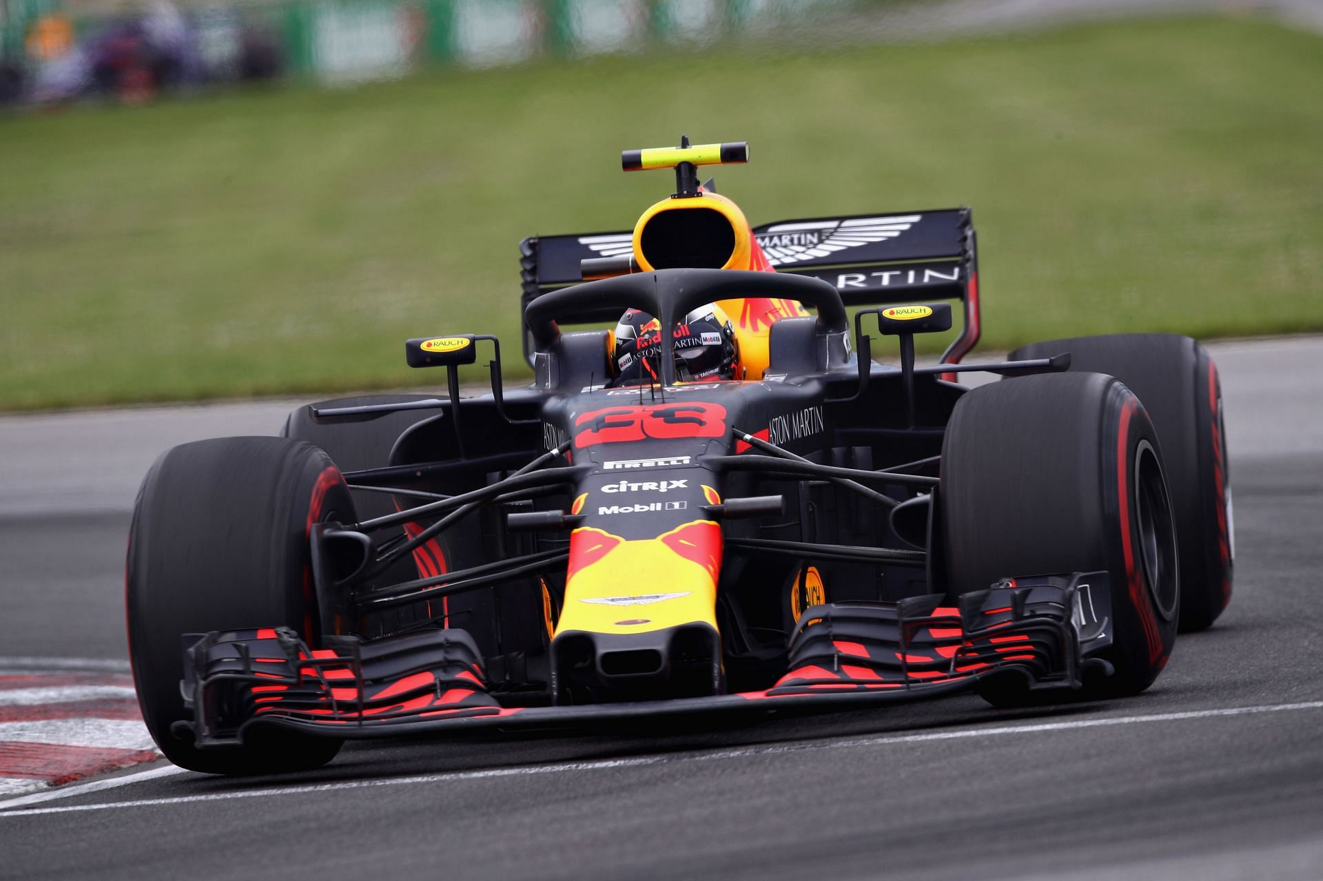 Max Verstappen at the 2018 Canadian F1 Grand Prix