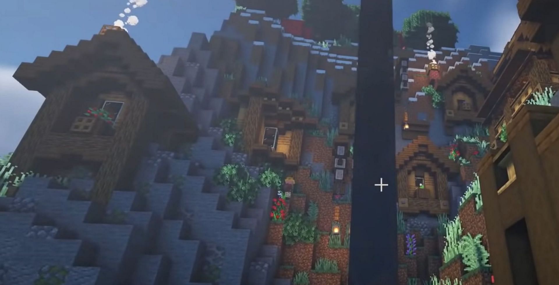 Bring friends or villagers for this build (Image via TheMythicalSausage/YouTube)