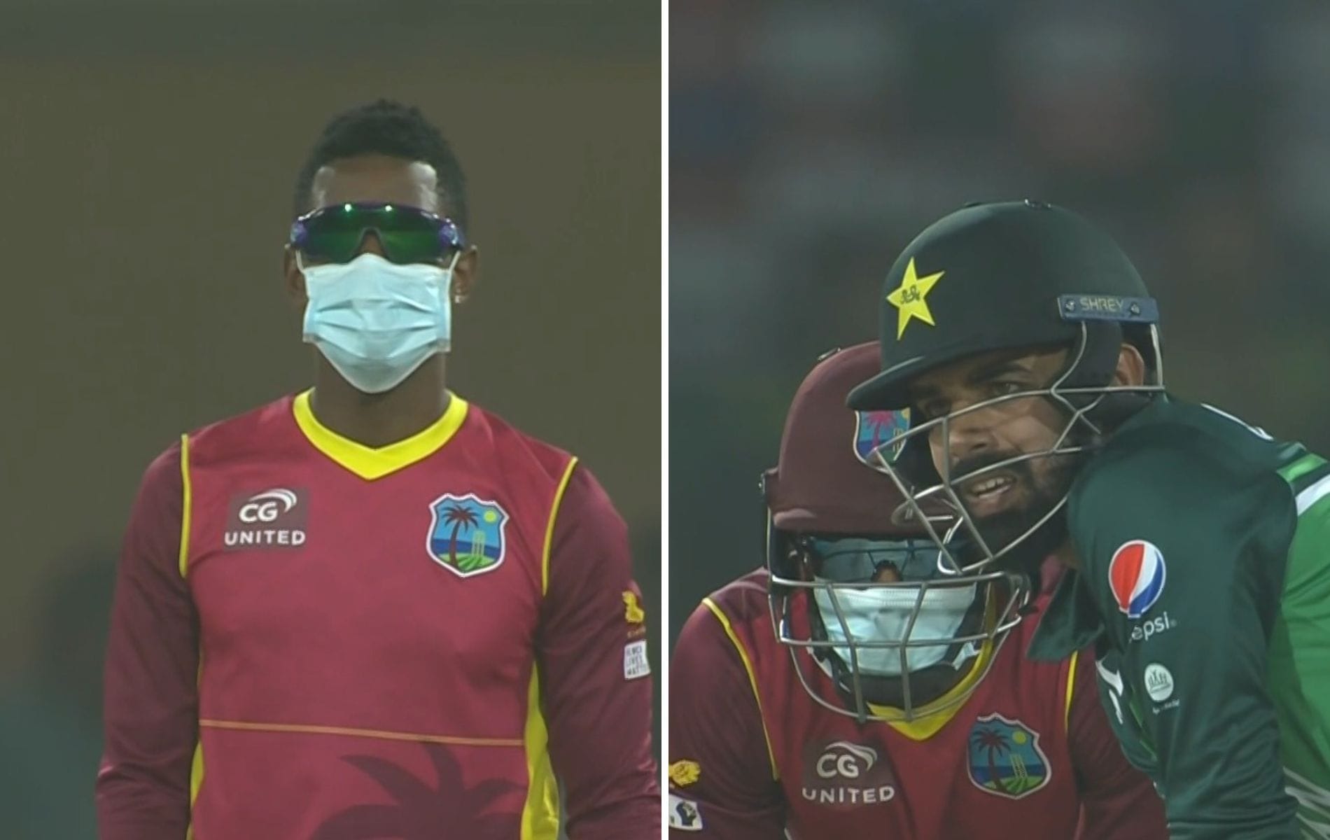 Pakistan Vs West Indies 2022 West Indies Players Spotted Wearing Face