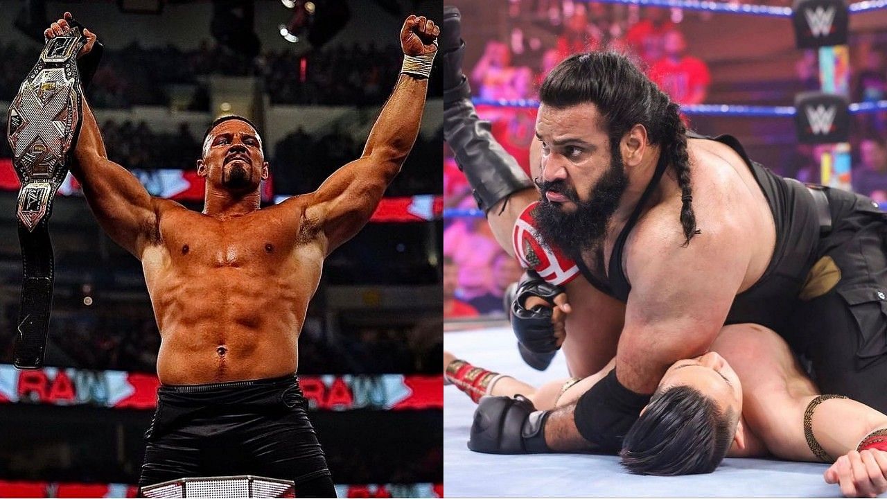 WWE NXT चैंपियन ब्रॉन ब्रेकर और भारतीय सुपरस्टार सांगा