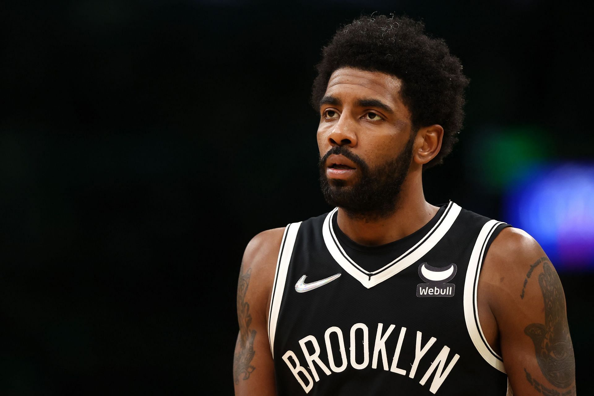 Kyrie Irving of the Brooklyn Nets during the first round