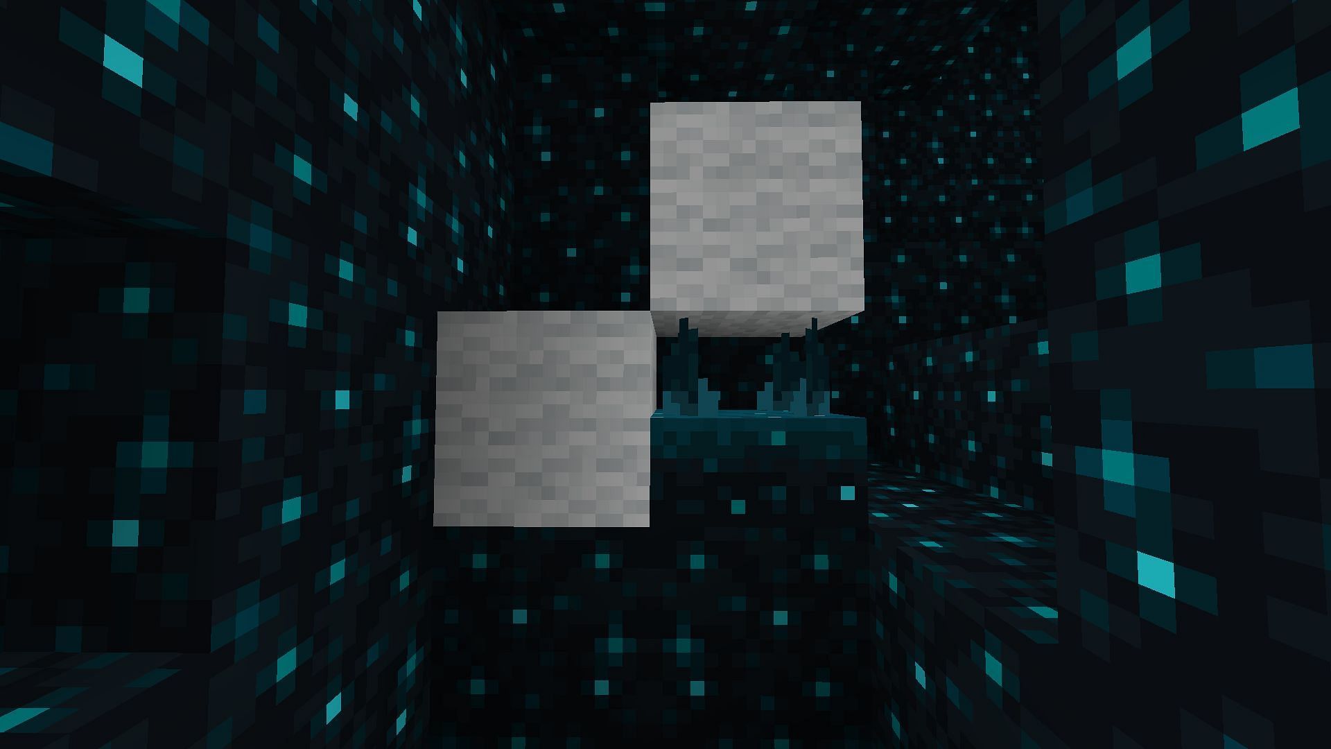 Like so, players must completely cover the sensors with wool blocks (Image via Mojang)