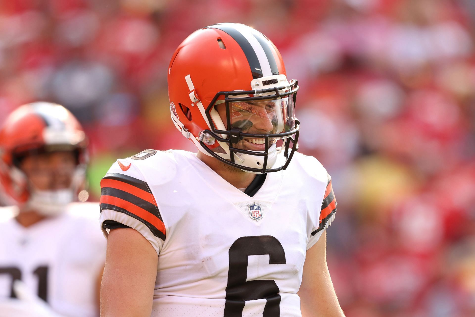 Cleveland Browns quarterback Baker Mayfield is on the lookout for a new home