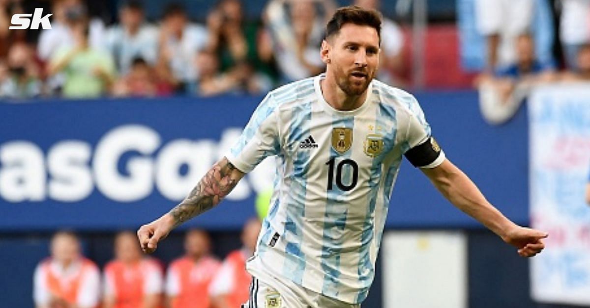 Lionel Messi scored five goals in a friendly for Argentina