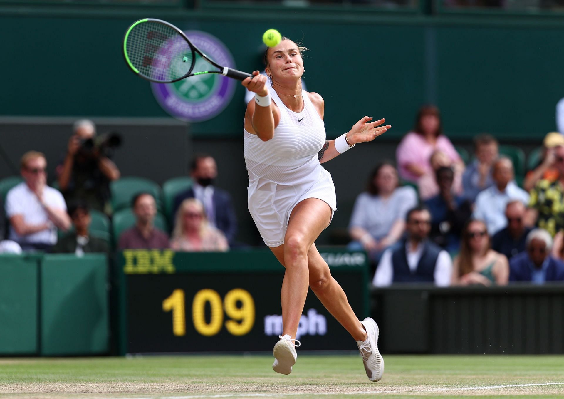 Aryna Sabalenka reached the semifinald at the 2021 Wimbledon Championships.