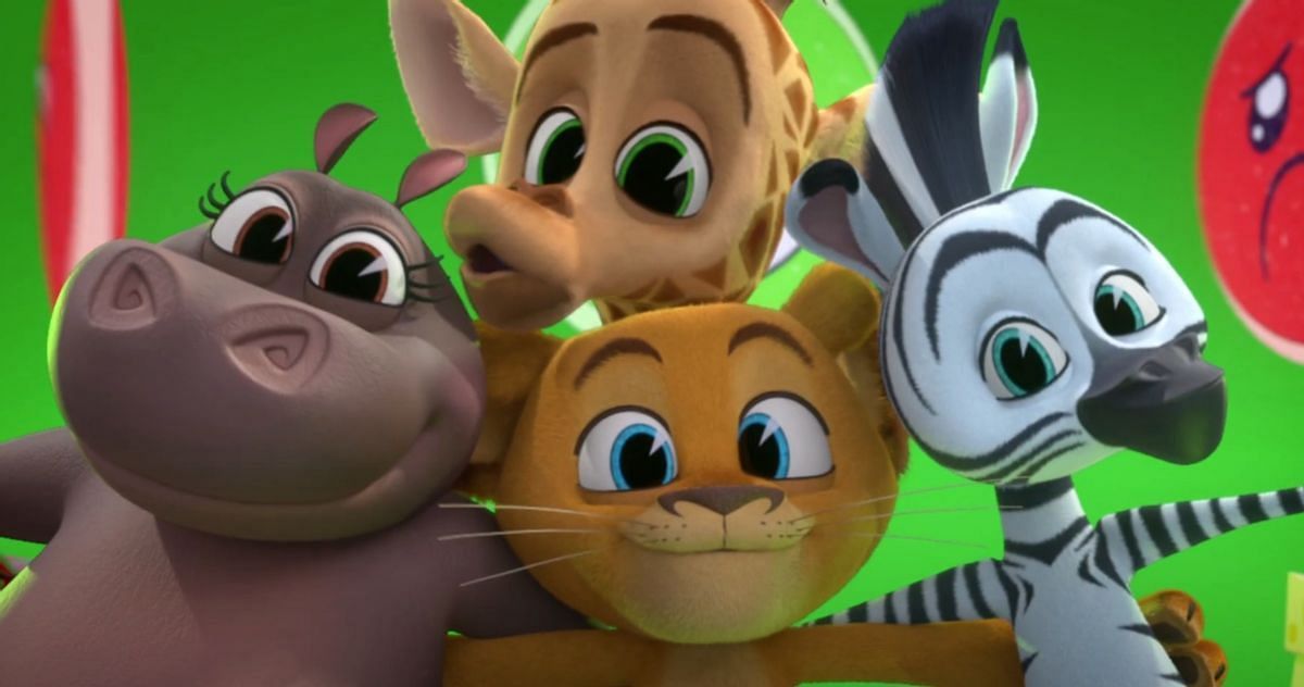 Alex, Marty, Gloria and Melman in Madagascar: A Little Wild (Image via Hulu)