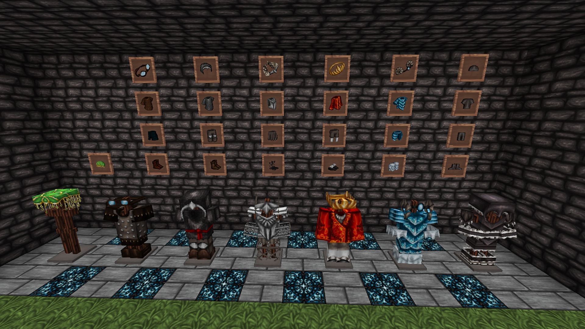 Various armor sets rendered in Wolfhound (Image ThistlePack)