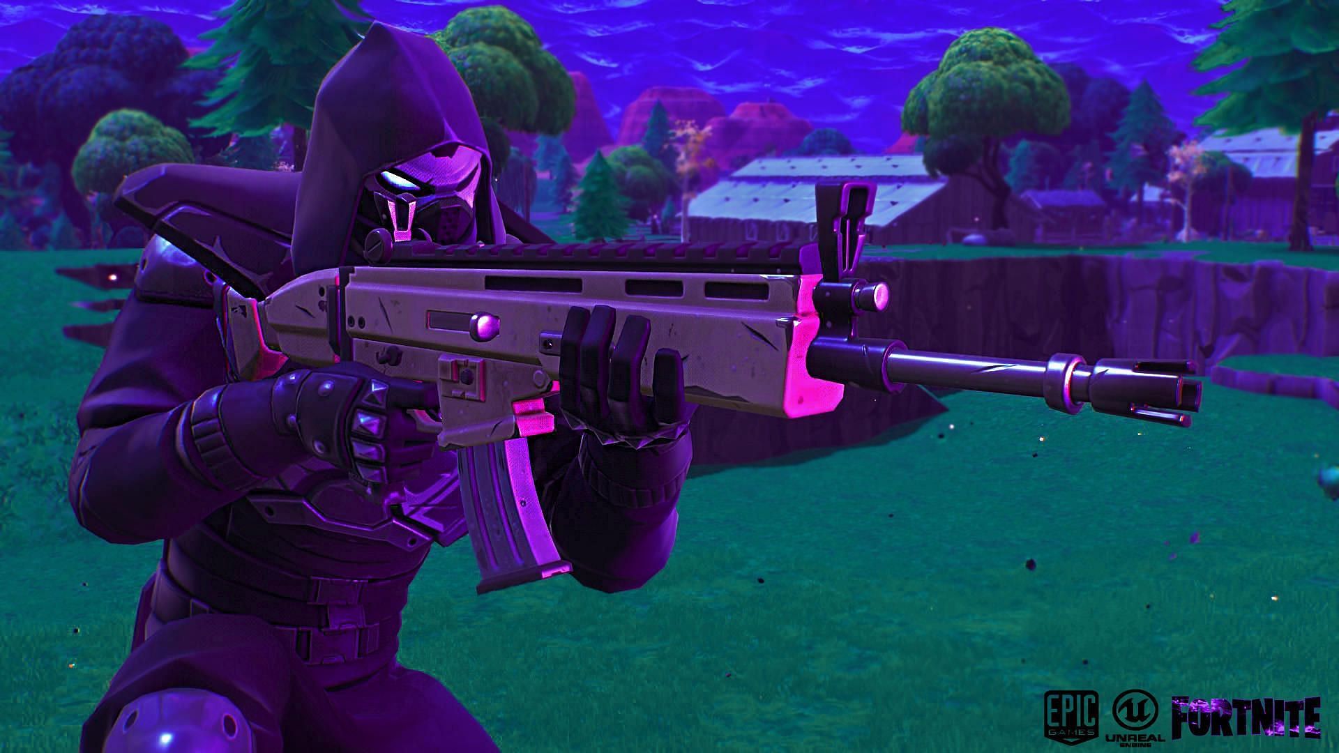 SCAR used to be incredibly overpowered. (Image via Epic Games)